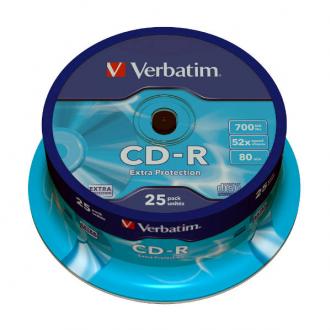 CD-R VERBATIM 52X TARRINA 25 - Ver los detalles del producto