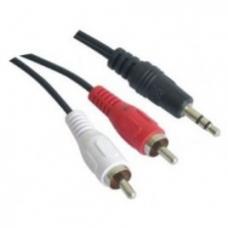 CABLE AUDIO ESTEREO 3.5 M-2RCA/M 0.3M - Ver los detalles del producto