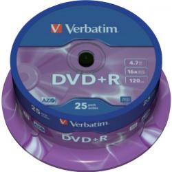 DVD+R VERBATIM 16X TARRINA 25 - Ver los detalles del producto